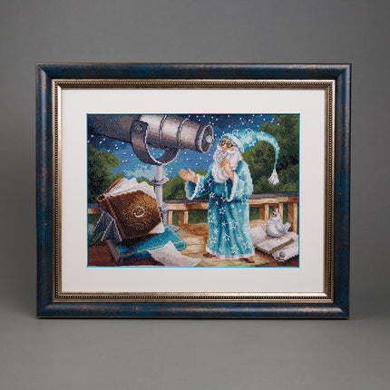 DIY Counted Cross Stitch Kit "The sage`s Riddle"
