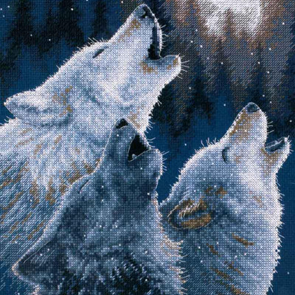 DIY "In Harmony Wolves" 9.8"x13.8"
