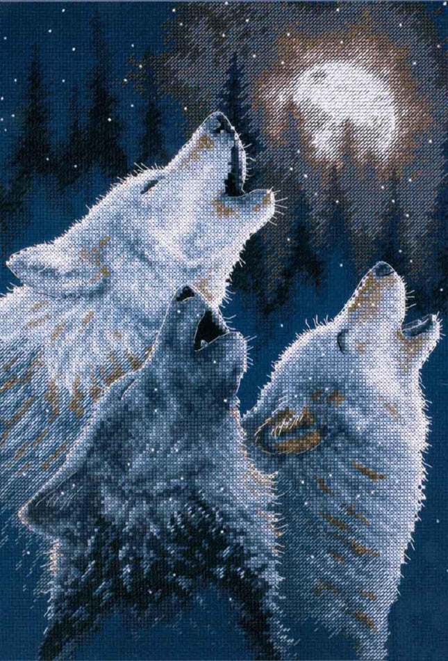 DIY "In Harmony Wolves" 9.8"x13.8"