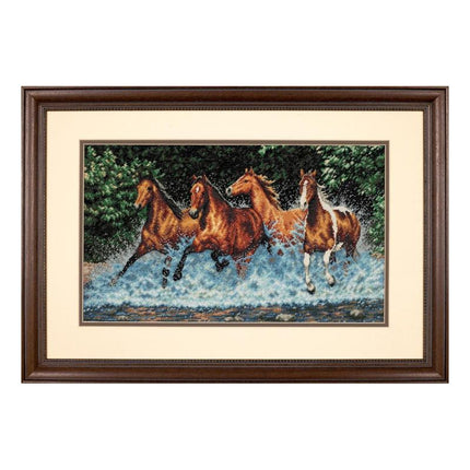 DIY "Galloping Horses" 18.1"x9.8"