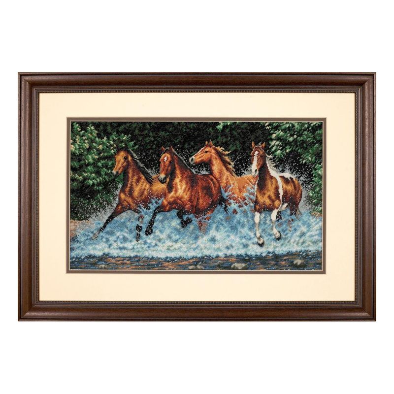 DIY "Galloping Horses" 18.1"x9.8"