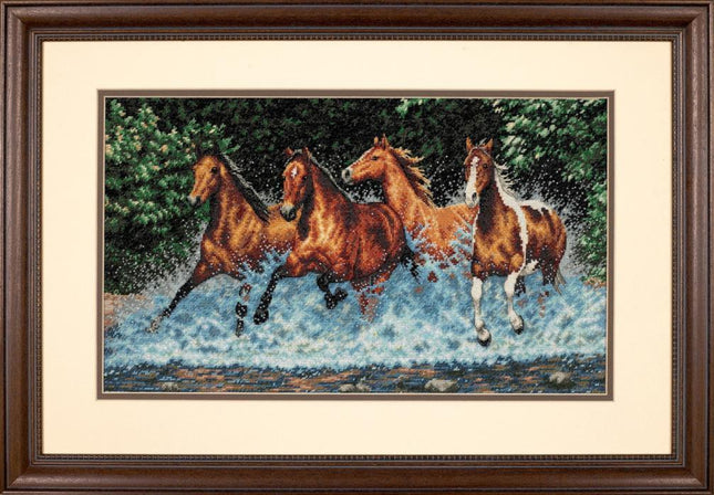 DIY "Galloping Horses" 18.1"x9.8"