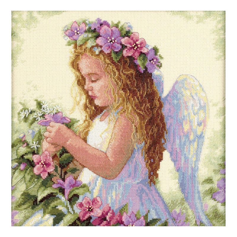 DIY "Passion Flower Angel" 10.6"x10.6"