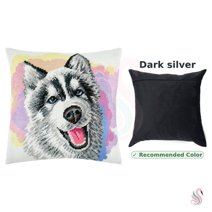 Needlepoint Pillow Kit "Husky"