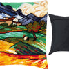 Needlepoint Pillow Kit "Mount Gaussier and Farm Saint Paul"