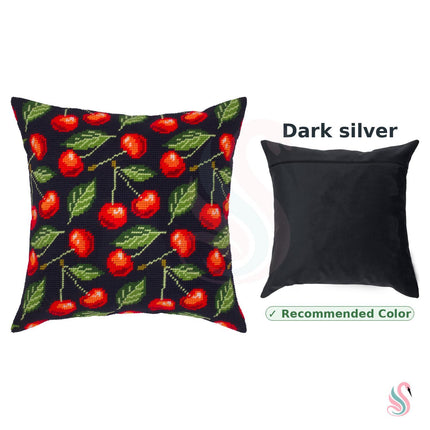 Needlepoint Pillow Kit "Cherries"