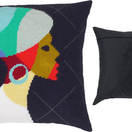 Needlepoint Pillow Kit "Dignity"