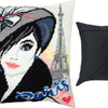 Needlepoint Pillow Kit "Parisian"