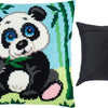 Cross Stitch Pillow Kit "Panda"
