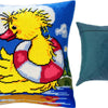 Needlepoint Pillow Kit "Duckling the Sailor"