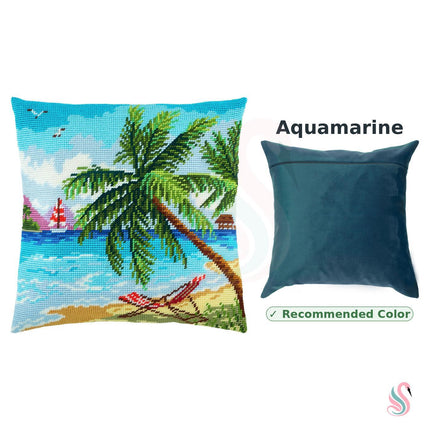 Needlepoint Pillow Kit "Seychelles"