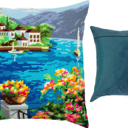 Needlepoint Pillow Kit "Corfu"