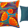 Needlepoint Pillow Kit "Jellyfish at Sunsetting"