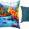 Needlepoint Pillow Kit "Valley in October"