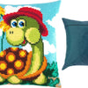 Cross Stitch Pillow Kit "Turtle"