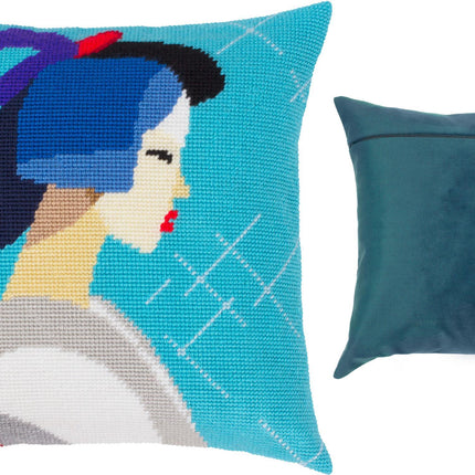 Needlepoint Pillow Kit "Balance"