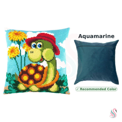 Cross Stitch Pillow Kit "Turtle"