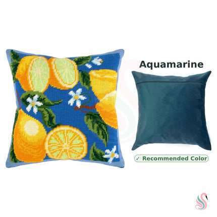 Needlepoint Pillow Kit "Lemons"