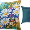 Needlepoint Pillow Kit "Meadow of Daisies"