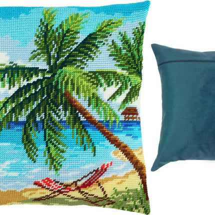 Needlepoint Pillow Kit "Seychelles"