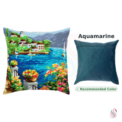 Needlepoint Pillow Kit "Corfu"
