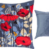 Needlepoint Pillow Kit "Poppies in the Evening"