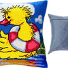Needlepoint Pillow Kit "Duckling the Sailor"