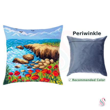 Needlepoint Pillow Kit "Sea coast"