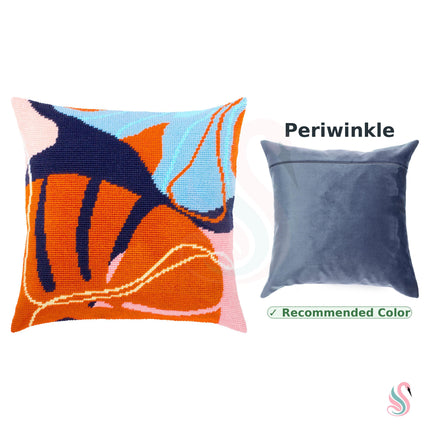 Needlepoint Pillow Kit "Abstract tropics"