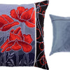 Needlepoint Pillow Kit "Poppies in the Night"
