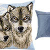 Needlepoint Pillow Kit "Wolves"