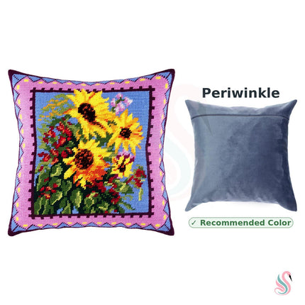 Needlepoint Pillow Kit "Bouquet of Sunflowers"