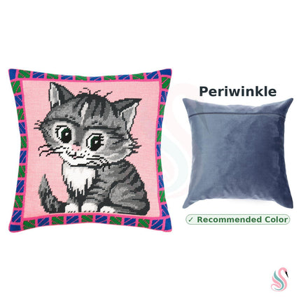 Needlepoint Pillow Kit "Pussycat"
