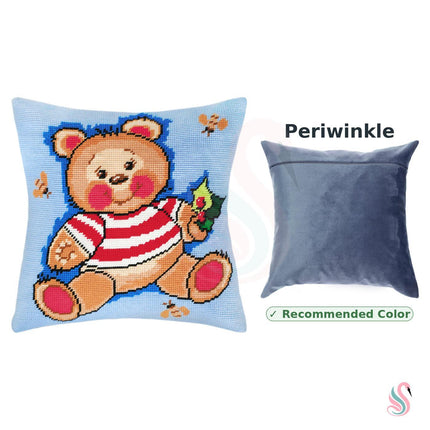 Needlepoint Pillow Kit "Teddy Bear"