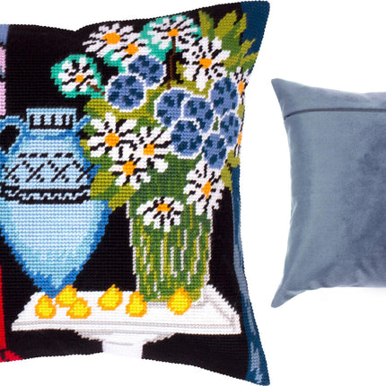 Needlepoint Pillow Kit "The Daisies"