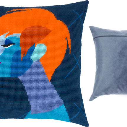 Needlepoint Pillow Kit "Temptation"