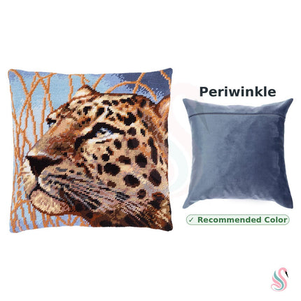 Needlepoint Pillow Kit "Leopard"