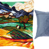Needlepoint Pillow Kit "Mount Gaussier and Farm Saint Paul"