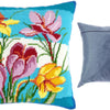 Needlepoint Pillow Kit "Crocuses"
