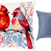 Needlepoint Pillow Kit "Cardinal Pair"