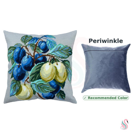 Needlepoint Pillow Kit "Plum Branches"