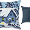 Cross Stitch Pillow Kit "Winter"