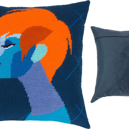 Needlepoint Pillow Kit "Temptation"