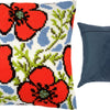 Cross Stitch Pillow Kit "Poppies"