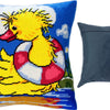 Needlepoint Pillow Kit "Duckling the Sailor"