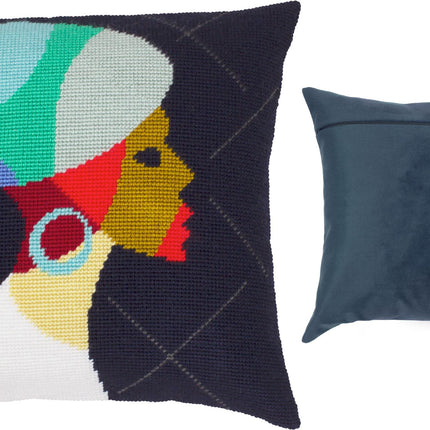 Needlepoint Pillow Kit "Dignity"