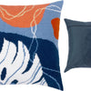 Needlepoint Pillow Kit "Abstract pastel tropics"