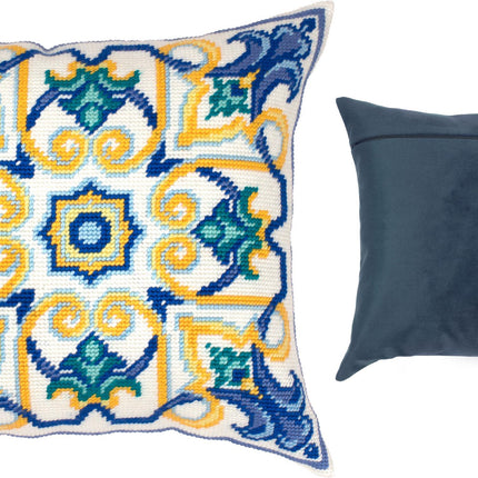 Needlepoint Pillow Kit "Porto"
