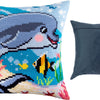 Cross Stitch Pillow Kit "Dolphin"