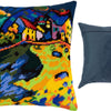 Needlepoint Pillow Kit "Houses on a Hill"